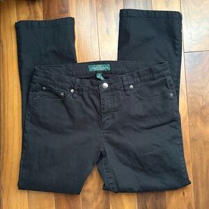 Lauren Ralph Lauren Women’s Classic Black Jeans Size 10